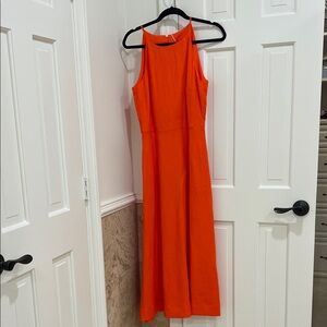 Boden Vibrant Orange Maxi Dress
